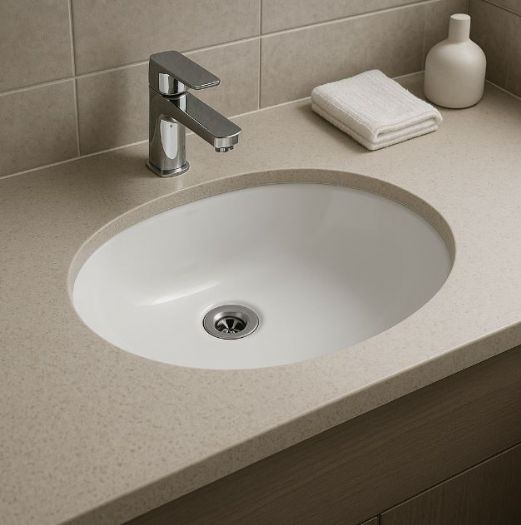 下嵌式臉盆好看但易發霉？材料選擇、縫隙處理與保養SOP